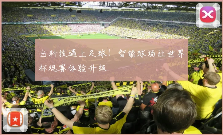 当科技遇上足球！智能球场让世界杯观赛体验升级